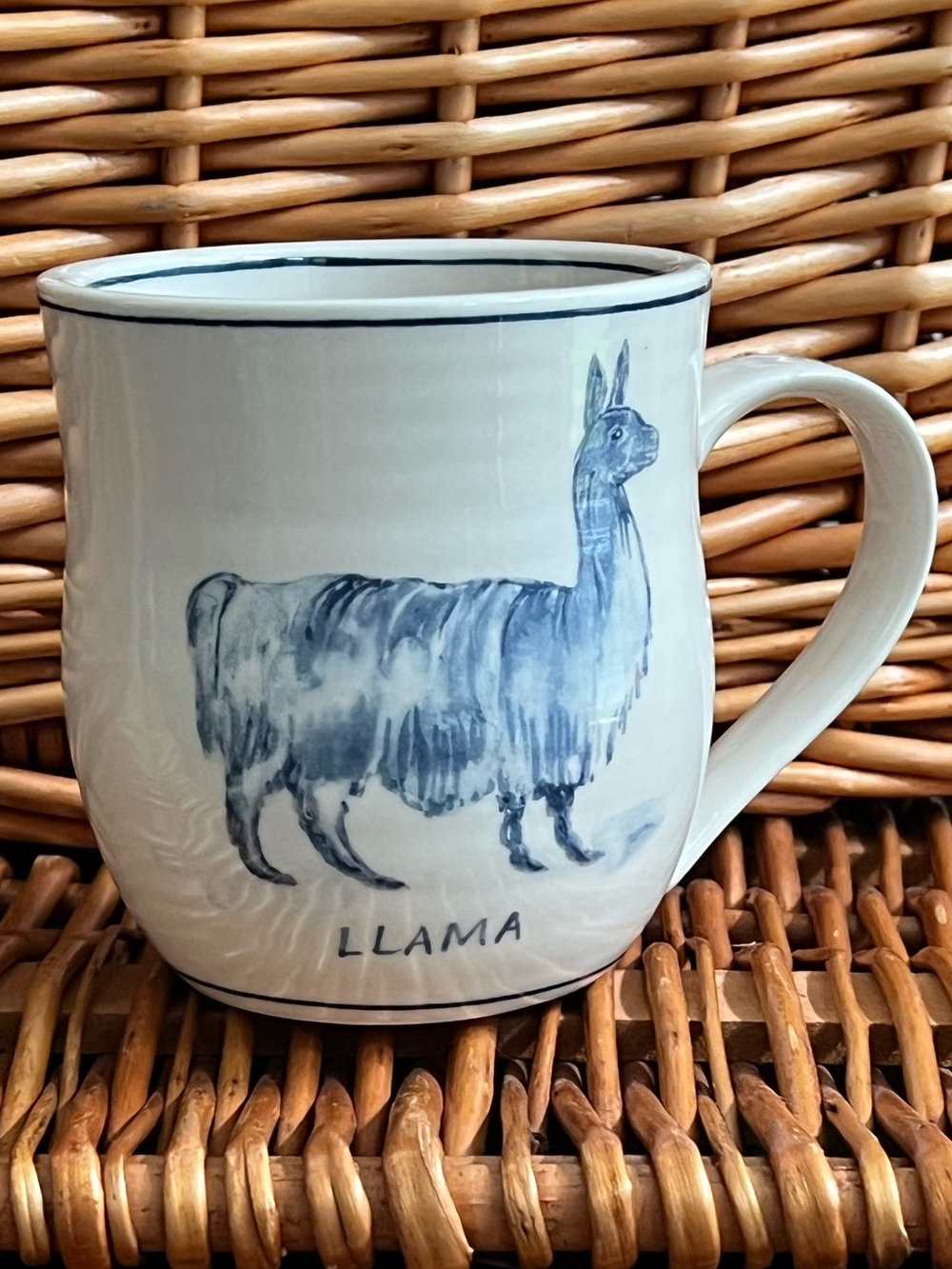 Anthropologie Molly Hatch Llama Mug